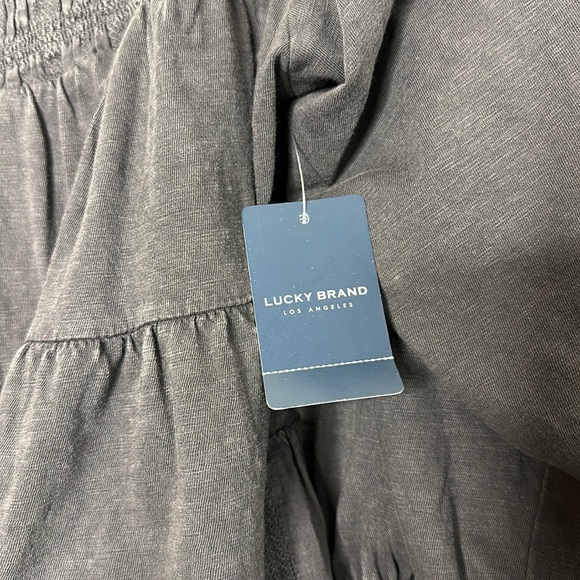 Lucky Brand NWT Ruffle Crop Top Size Medium - Picture 5 of 7